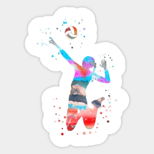 Volleyball girl Sticker